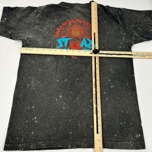 Vintage Stazs Nevada Indian Motorcycles T Shirt Mens Medium Biker Dealer Black - Picture 8 of 8